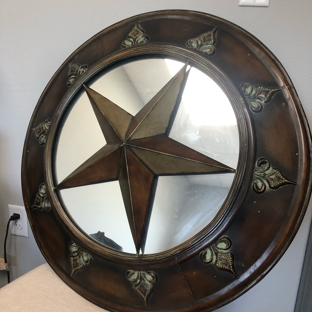 Rustic Star Mirror